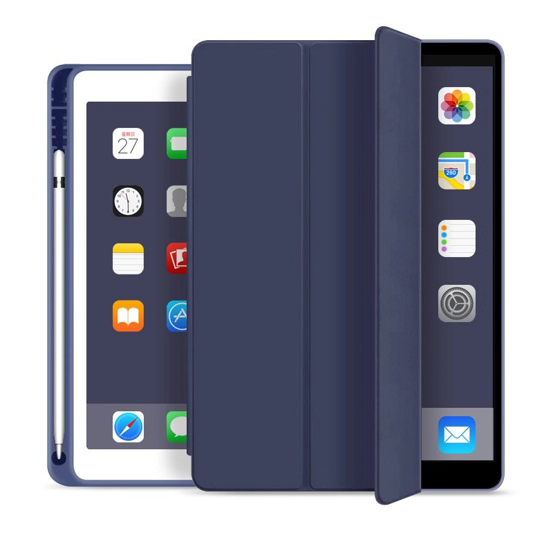 เคสไอแพด มีที่ใส่ปากกา พร้อมส่ง เคส iPad 10.2(iPad Gen7/8)/iPad Air3/iPad Pro10.5/iPad9.7(Gen5/6)/Air1/2/Mini5/Air4