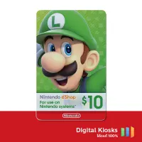 [Digital Code] Nintendo eShop 10 USD [ส่งเป็นโค้ด-อัตโนมัติบนแอป รับโค้ดทันทีหลังชำระเงิน]