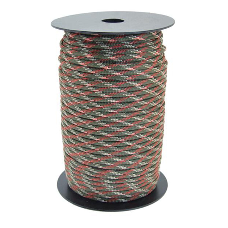 100M Tent Rope 650 LBS 9Core Paracord Rope 4mm Outdoor Parachute Cord
