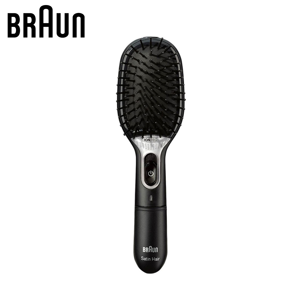 Braun Iontec Brush BR710 Black หวีแปรงไอออน รุ่น BR710 สีดำ By Mac Modern