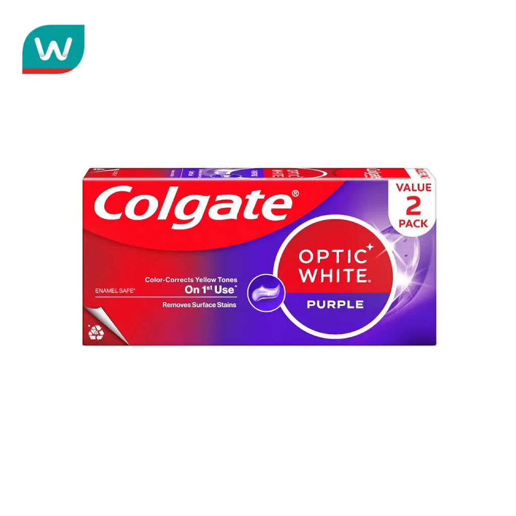 Colgate Colgate X Butter Bear Optic White Purple 100 G. X 2 Pieces