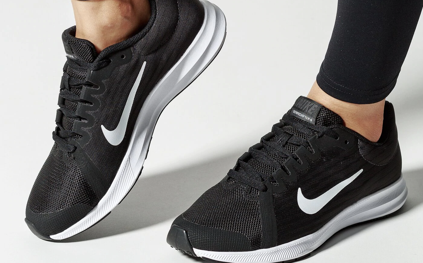รองเท้าผ้าใบ ไนกี้ Nike รองเท้าวิ่ง ผู้หญิง Women Running Shoes Downshifter Black  (รุ่น Best Seller) ++พร้อมส่ง ของแท้ 100% ส่งไวทุกวัน++
