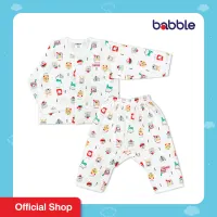 BABBLE ชุดนอนเด็กแขนยาวขายาว อายุ 3 เดือน ถึง 2 ปี คอลเลคชั่น Snow Bear