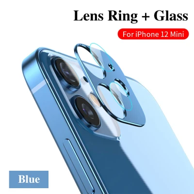 2 in 1 Back Camera Lens Tempered Glass For iPhone 12 Pro Max Metal Case Camera Protector For iPhone 12 Pro Mini Case Cover (9)