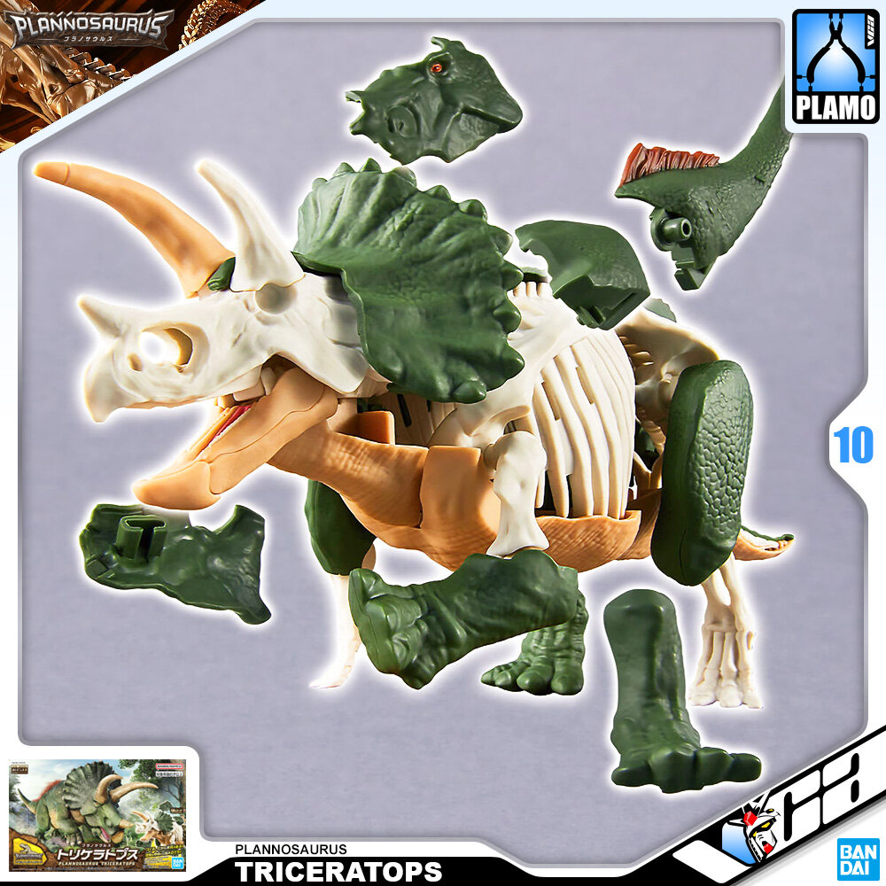 Bandai Plannosaurus Plamo Series TRICERATOPS