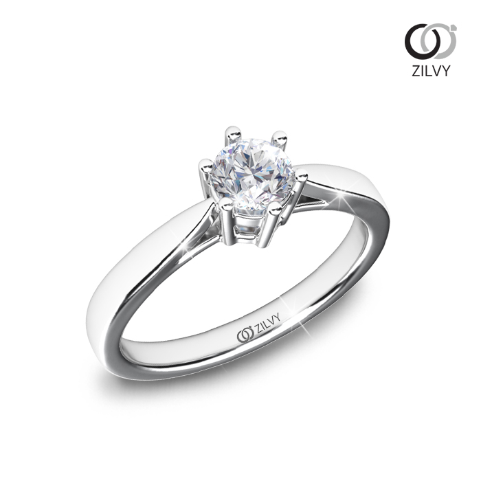 Zilvy Phumai - แหวนหญิงเพชรน้ำร้อย 0.30 กะรัต (GR748) ราคา 36,000 บาท*ส่งฟรี