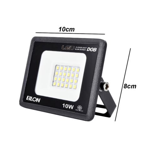 EILON โคมไฟแอลอีดีฟลัดไลท์ 10w รุ่น JH-F10W 6500K เดย์ไลท์ - สีขาว ราคา 185 บาท*ส่งฟรี