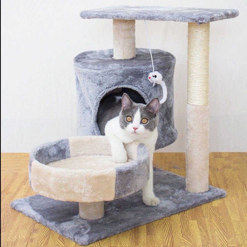 พร้อมส่ง คอนโดแมว 2ชั้น ‼️คอนโดแมว ที่ลับเล็บแมว เตียงแมว ของเล่นแมว คอนโดแมวราคาถูก สินค้าดี ราคาถูก พร้อมส่งในประเทศไทย P122