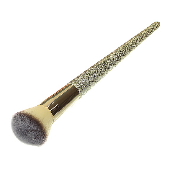 MEI LINDA GLITTER GOLD COLLECTION BRUSH (MD4230) : meilinda เมลินดา แปรงแต่งหน้า ขนนุ่ม x 1 ชิ้น abcmall