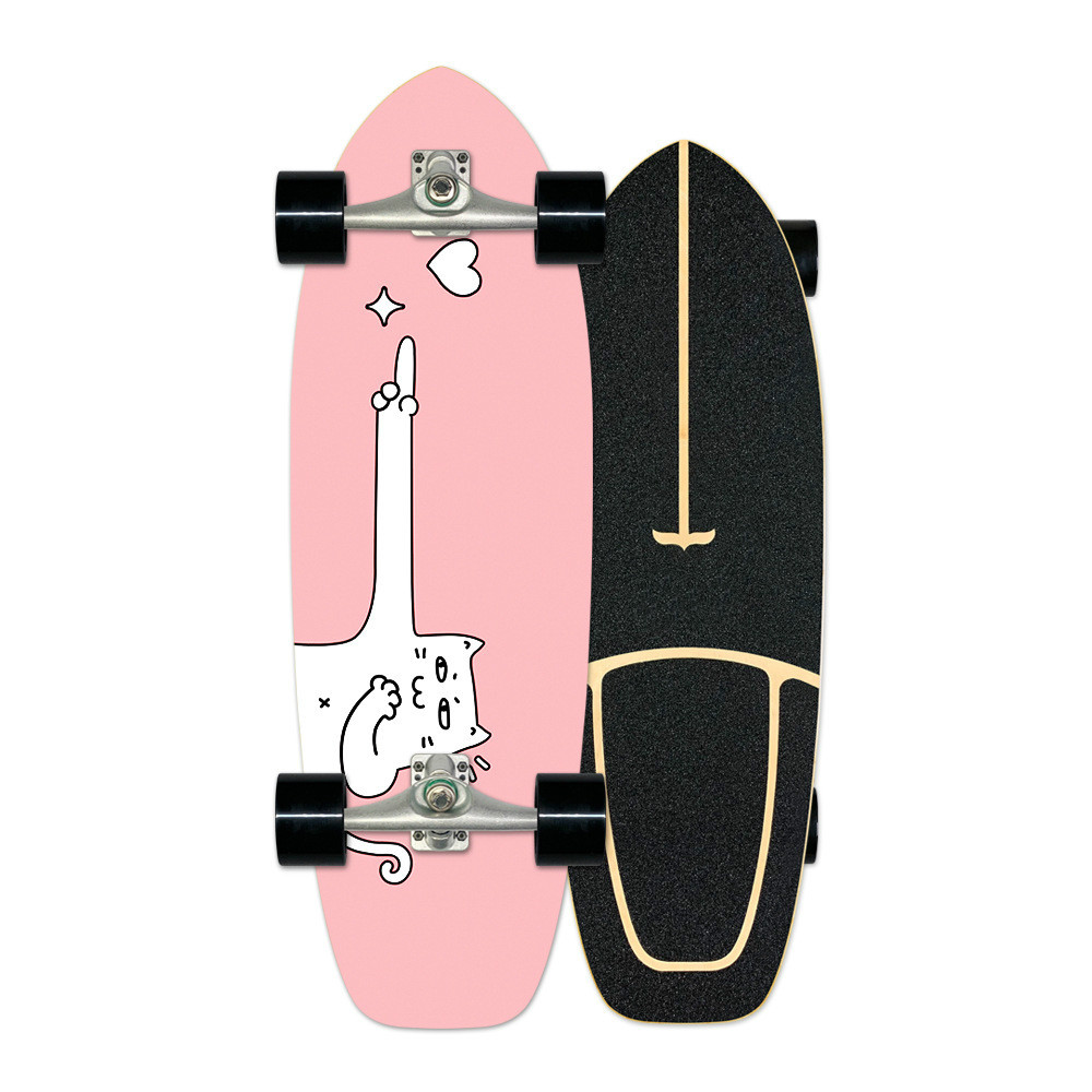 [ 76cm*23cm*13cm ] surf skate CX4 สเก็ตบอร์ด เเท้ เซิฟสเก็ตบอร์ด เสก็ตบอร์ด สเก็ตบอด สเก็ตบอร์ดกระดานโต้คลื่นบก กระดานฝึกเล่นสกีจำลอง