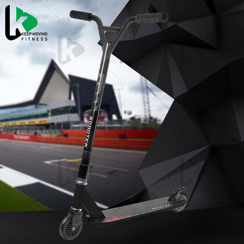 Keep สกู๊ตเตอร์ผาดโผน สกู๊ตเตอร์ ฟรีสไตล์ Stunt Scooter สกู๊ตเตอร์พับเก็บได้ สกู๊ตเตอร์ขาไถ กีฬาเอ็กซ์ตรีม Freestyle Scooter Extreme Stunt 2 ล้อ PU ปรับระดับ สกู๊ตเตอร์ขาไถ ลายสุดเท่ Street Scooter