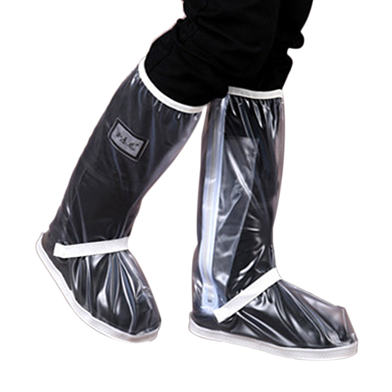 Shoe Cover For Men Women Rain Boots Waterproof With Thickened Edge Zipper