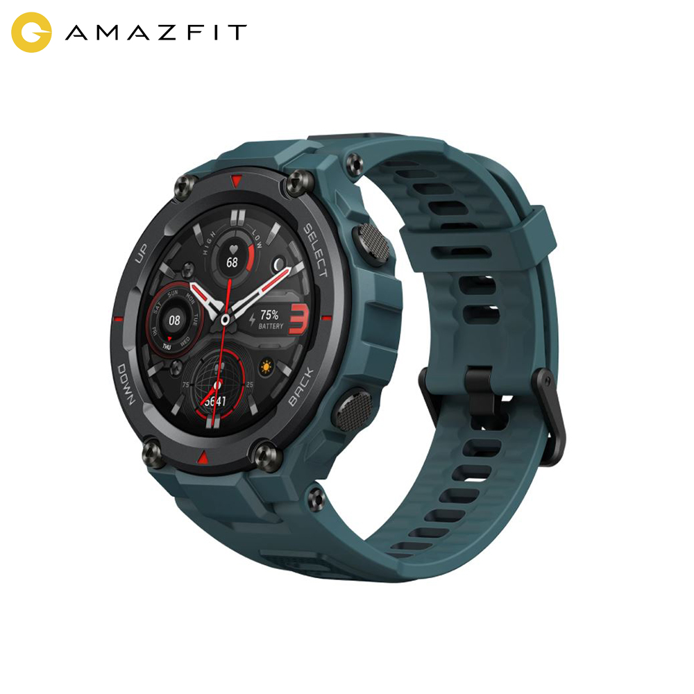 Amazfit T-Rex Pro Smart Watch นาฬิกาอัจฉริยะ จอ HD AMOLED 1.3 นิ้ว พร้อมโหมดออกกำลังกายกว่า 100 แบบ รับประกันศูนย์ไทย 1 ปี By Mac Modern