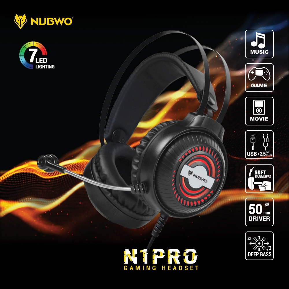 Nubwo หูฟัง Headphone