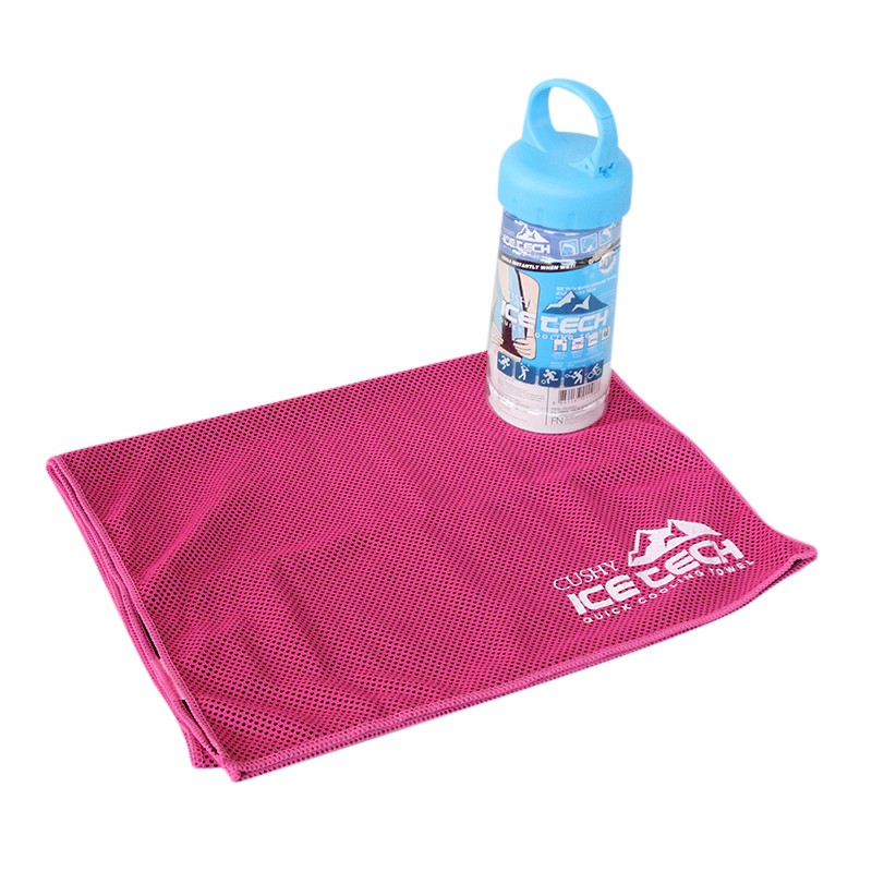 CUSHY ผ้าเย็นนวัตกรรมอเนกประสงค์ Cooling Towel [Ich Tech] ผ้าเช็ดตัว ผ้าพันคอ โพกศรีษะ เหมาะทั้งกิจกรรมในร่มและกลางแจ้ง