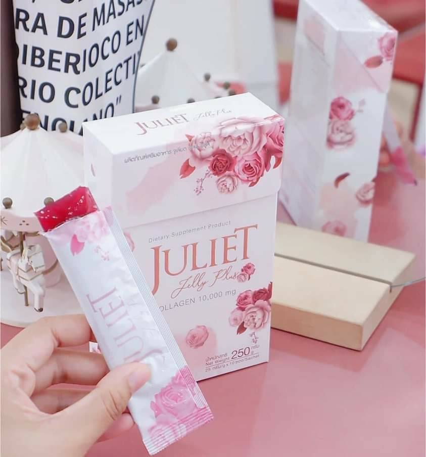 Juliet jelly plus collagen จูเลียต เจลลี่ พลัส คอลลาเจน 1กล่อง 10ซอง