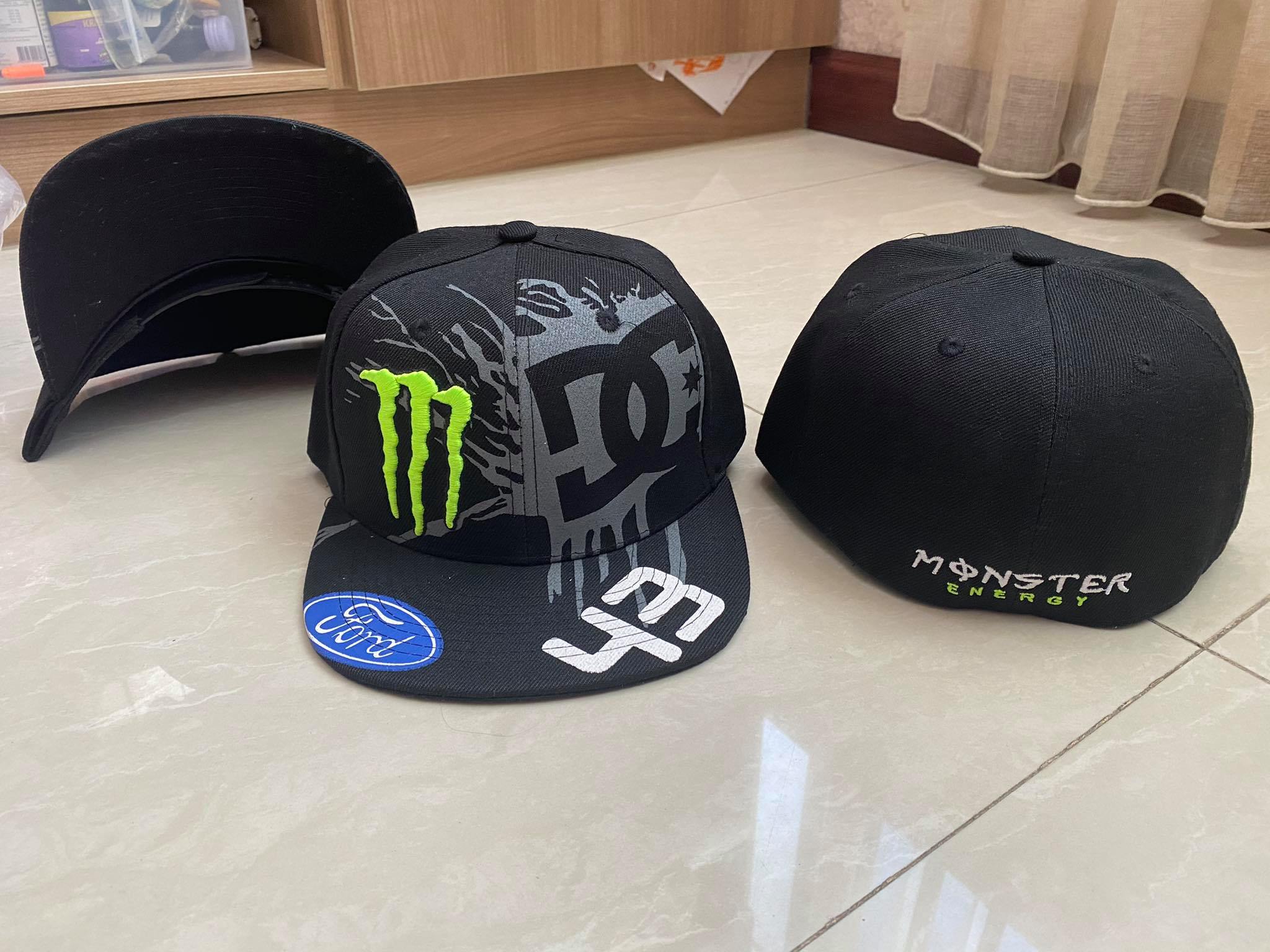 หมวก ฮิปฮอป Monster เต็มใบ มี 5 ลาย !ไซร์ 71/4 รอบหัว58cm