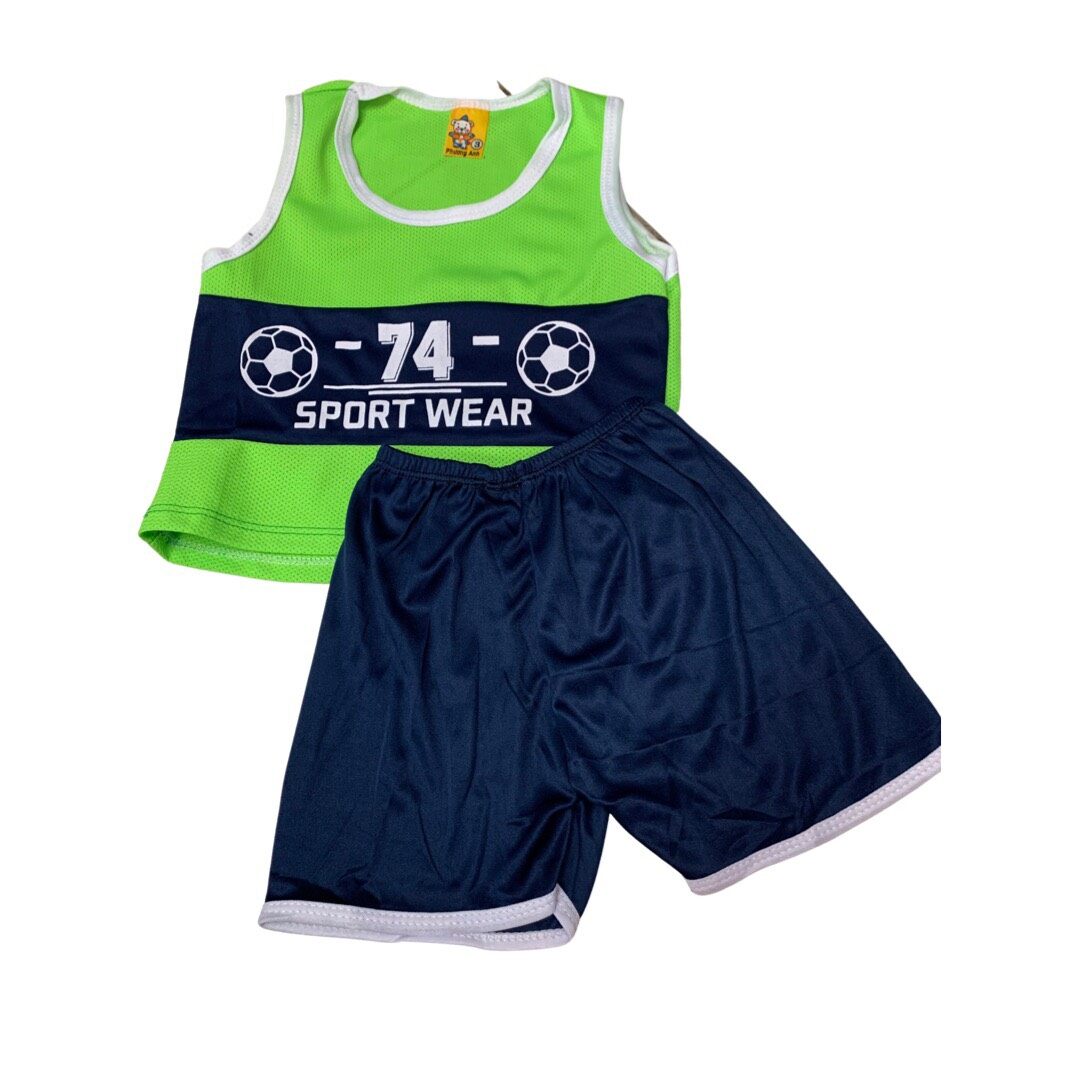 Vtitcloset ชุดเด็ก ชุดกล้ามกีฬาตาข่าย เสื้อสี ใส่สบาย เด็ก 3 เดือน-3 ขวบ : เลือกสีได้/คละแบบ  มีแบบเข้าใหม่ตลอดนะ (ควรดูรอบ อก เสื้อ เป็นเกณฑ์)