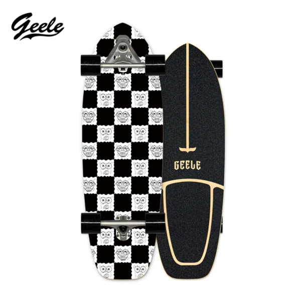 [พร้อมส่ง] Geele CX7 Surfskate - เซิร์ฟสเก็ตจีลี (CX7) แถมฟรีกระเป๋าเก็บบอร์ด (ลายชุด 2)