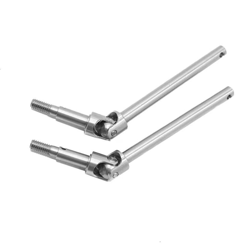 2Pcs Metal Stainless Steel Front Drive Shaft CVD for MN G500 MN86 MN86S