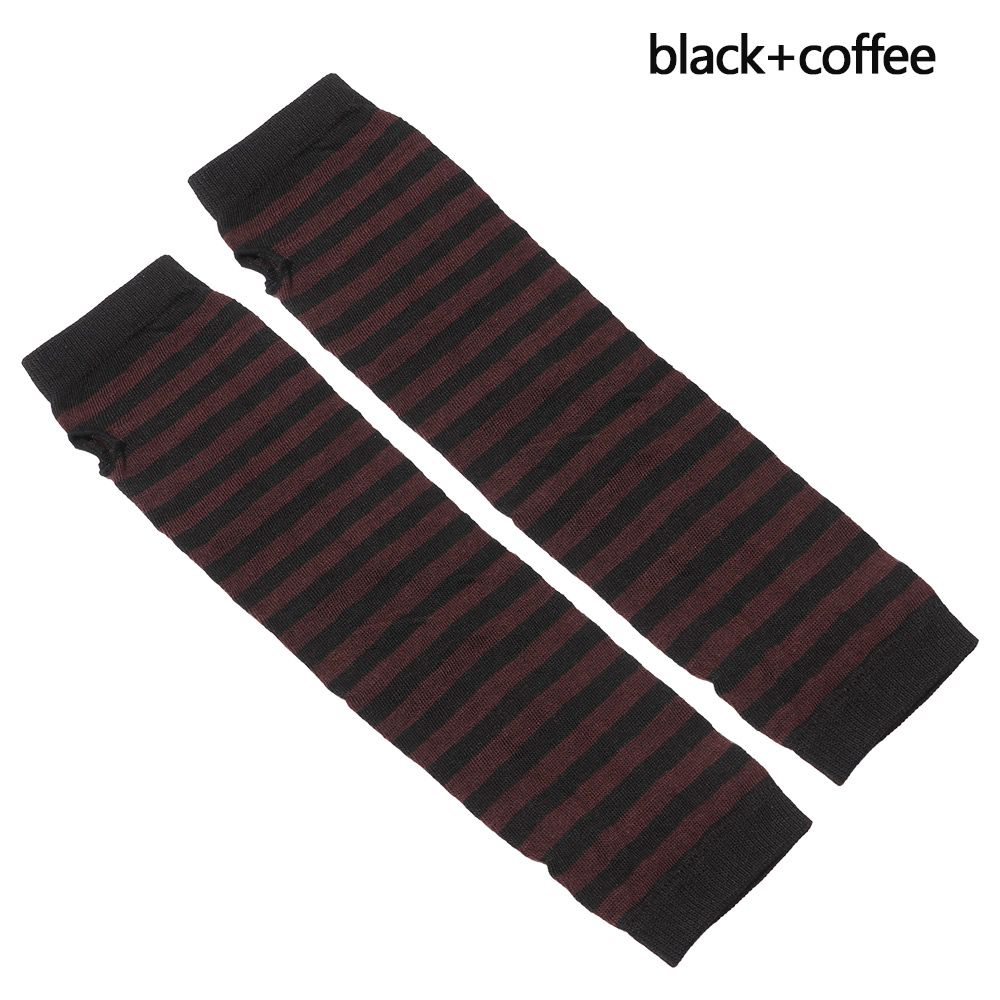 OKDEALS Women Girls Knitted Cotton Long Sleeve Handschoenen Elbow Mittens Wristband Arm Warmer Fingerless Long Gloves - 8