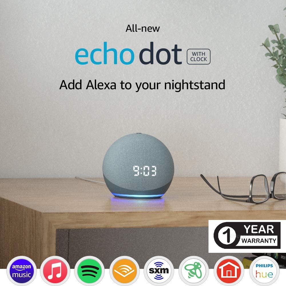 All-new Amazon Echo Dot (4th Gen)  Smart speaker with clock and Alexa (Ready to Ship from Bangkok)