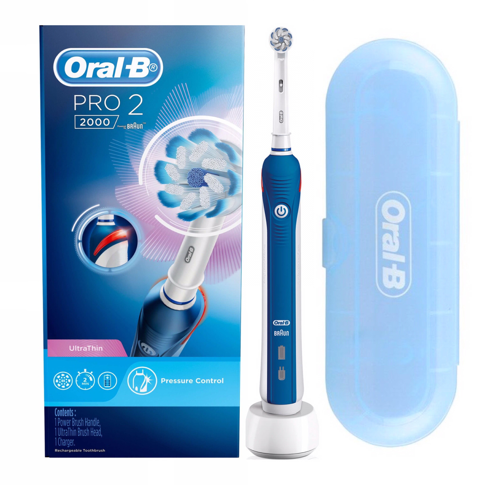 ออรัลบี โปร 2 2000 แปรงสีฟันไฟฟ้า Oral-B Pro 2 2000