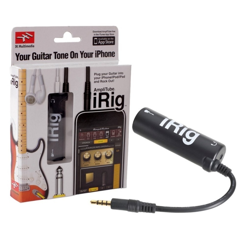 iRig AmpliTube Effect Guitar อุปกรณ์เพิ่มเอฟเฟคเสียงต่อกีต้าร์ กับ iphone (Black)   / Mango Gadget