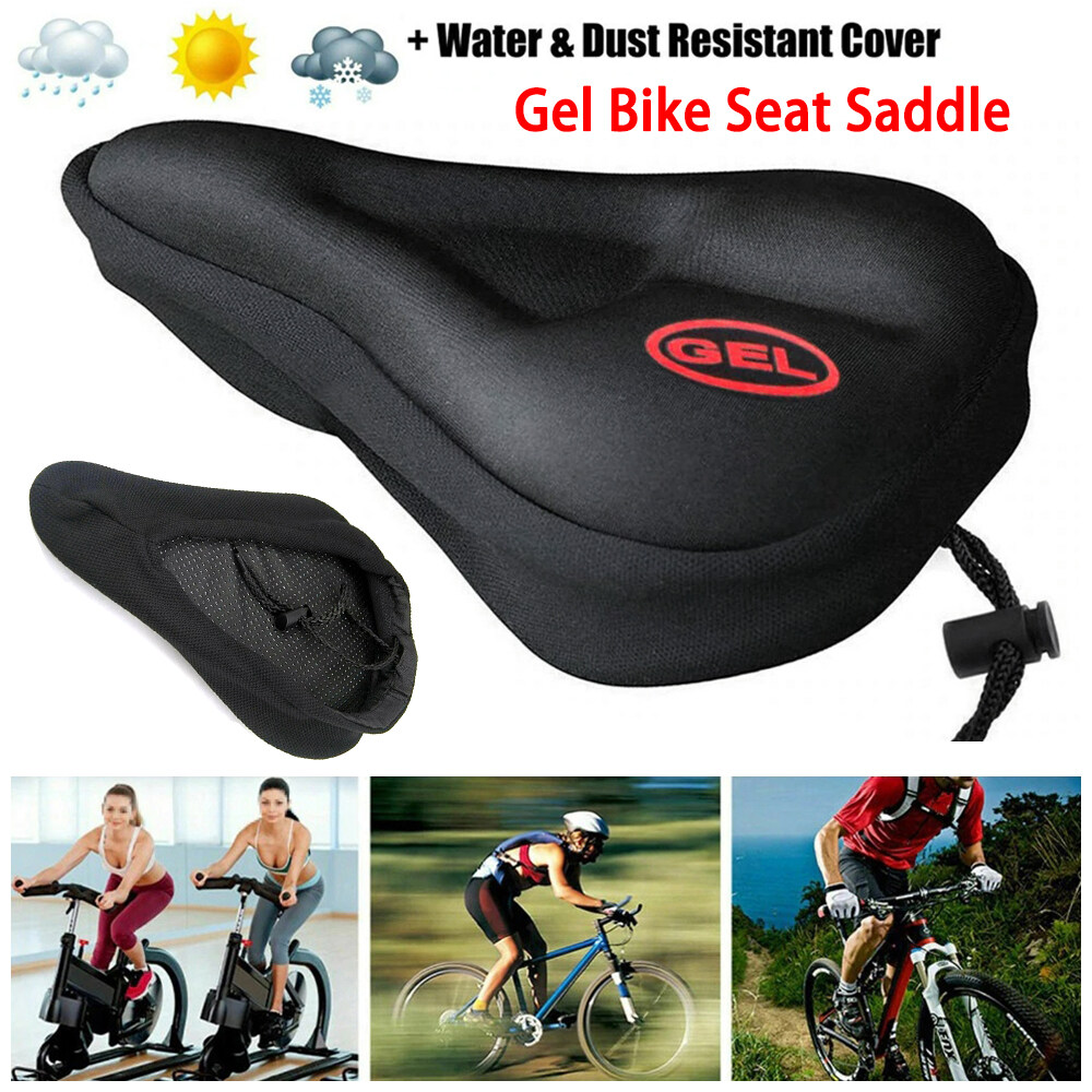 ALDRICH FASHION 3D Extra Comfort for Mountain Bike Seats Outdoor Cycling Bicycle Seat Bike Cushion Pad Gel Pad Cushion Gel Bike Saddle Cover