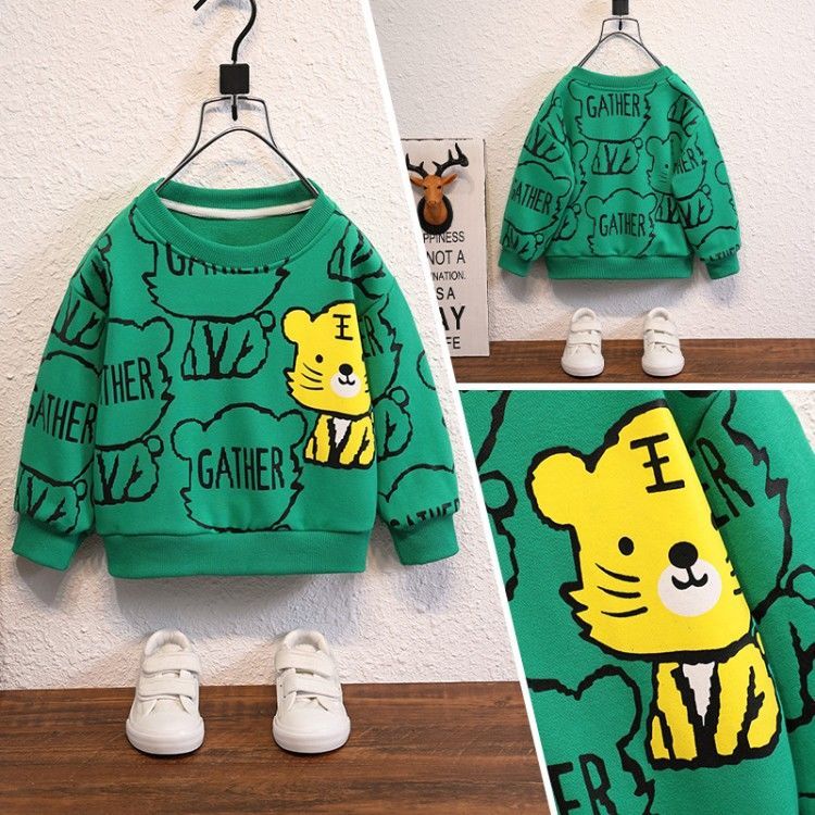 Furry Fatty Boy cartoon tiger sweater, spring and autumn thin style
