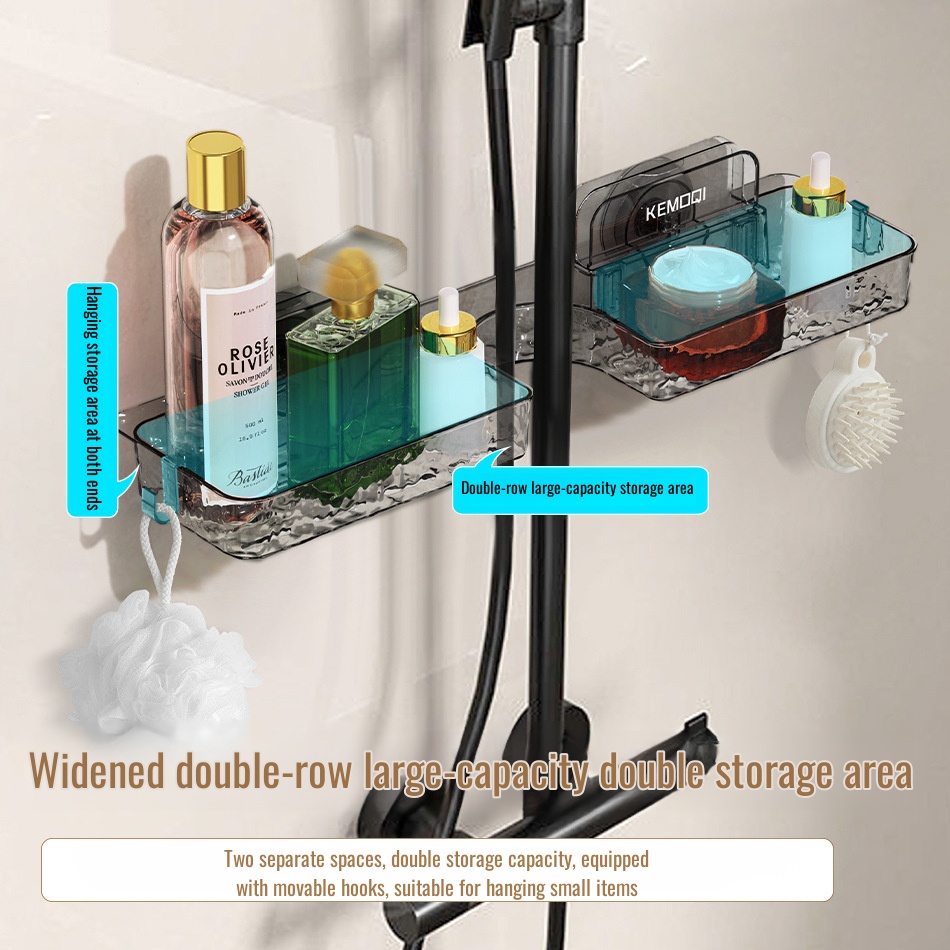 ติดผนังโดยไม่ต้องเจาะรู ประเภทถ้วยดูด ชั้นวางท่อระบายน้ำ ราคา 707 บาท*ส่งฟรี