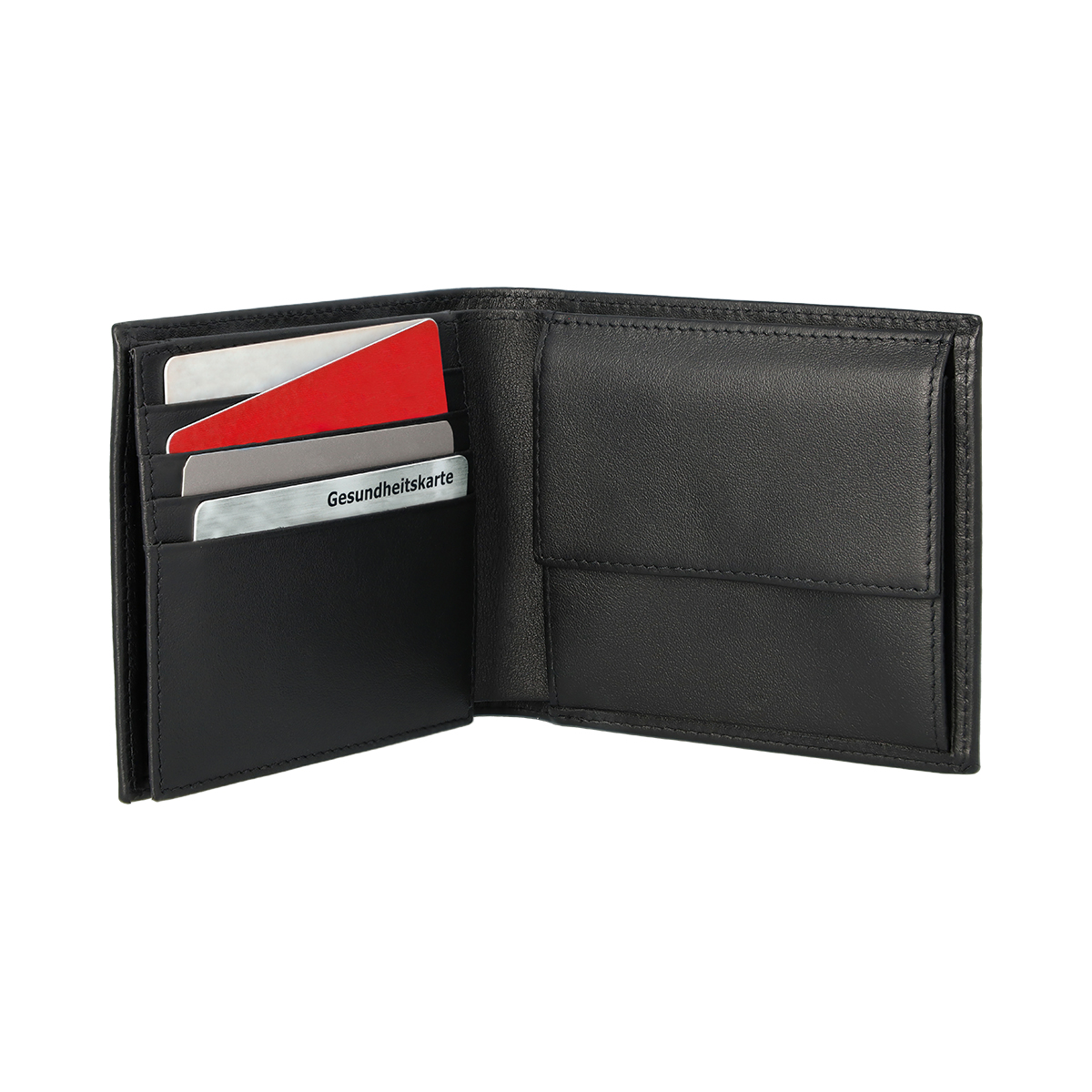 Mercedes-Benz กระเป๋าใส่ธนบัตร AMG สีดำ หนังแท้/ไนลอน ตกแต่งด้วยโลโก้ AMG ป้องกันการสแกน RFID ผลิตในเยอรมนี ราคา 7,549 บาท*ส่งฟรี