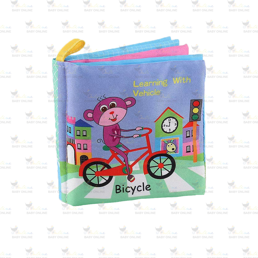 Babyonline(W069)F3หนังสือผ้าเพือฝึกทักษะสำหรับเด็ก