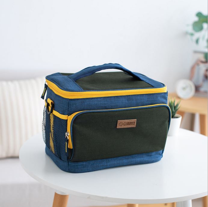 กระเป๋าเก็บรักษาอุณหภูมิร้อนและเย็น มีสายสะพายไหล่ ฉนวนหนา เก็บรักษาอุณหภูมิได้ดี งานสวย สีสันสดใส