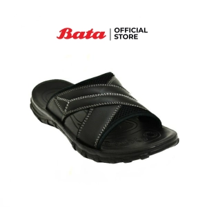 ภาพหน้าปกสินค้าBata MEN\'S Sandal รองเท้าแตะชาย แบบสวม เปิดส้น สีดำ รหัส 8616086 Mensandal Fashion SUMMER ที่เกี่ยวข้อง