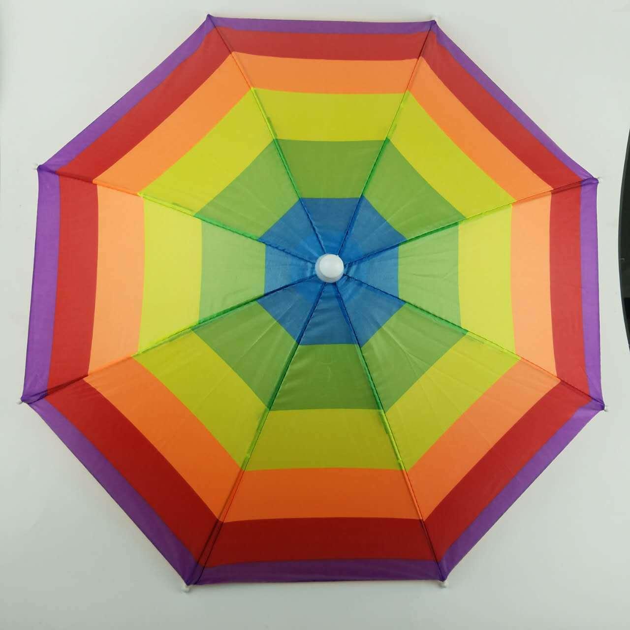 50CM Rain UV Umbrella Windproof Head Umbrellas Caps ร่มหัว ใช้: ตก ปลา/เดิน/โรงเรียน