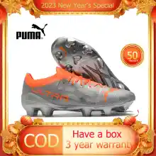 ภาพขนาดย่อสินค้าPuma Ultra 1.4 FG/สีเงิน Men's รองเท้าฟุตซอล - The Same Style In The Mall-Football Boots-Have a box