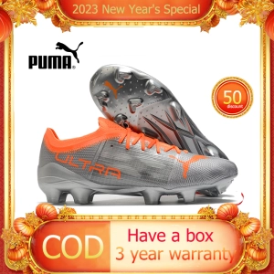 ภาพหน้าปกสินค้า【รับประกัน 3 ปี】Puma Ultra 1.4 FG/สีเงิน Men\'s รองเท้าฟุตซอล - The Same Style In The Mall-Football Boots-Have a box ซึ่งคุณอาจชอบสินค้านี้