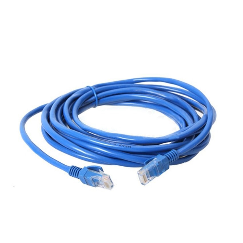 สายแลนสำเร็จรูปพร้อมใช้งาน ว 2 ถึง 50  UTP Cable Cat5e 2m 3m 5m 10m 15m 20m 30m 40m 50m (Blue)