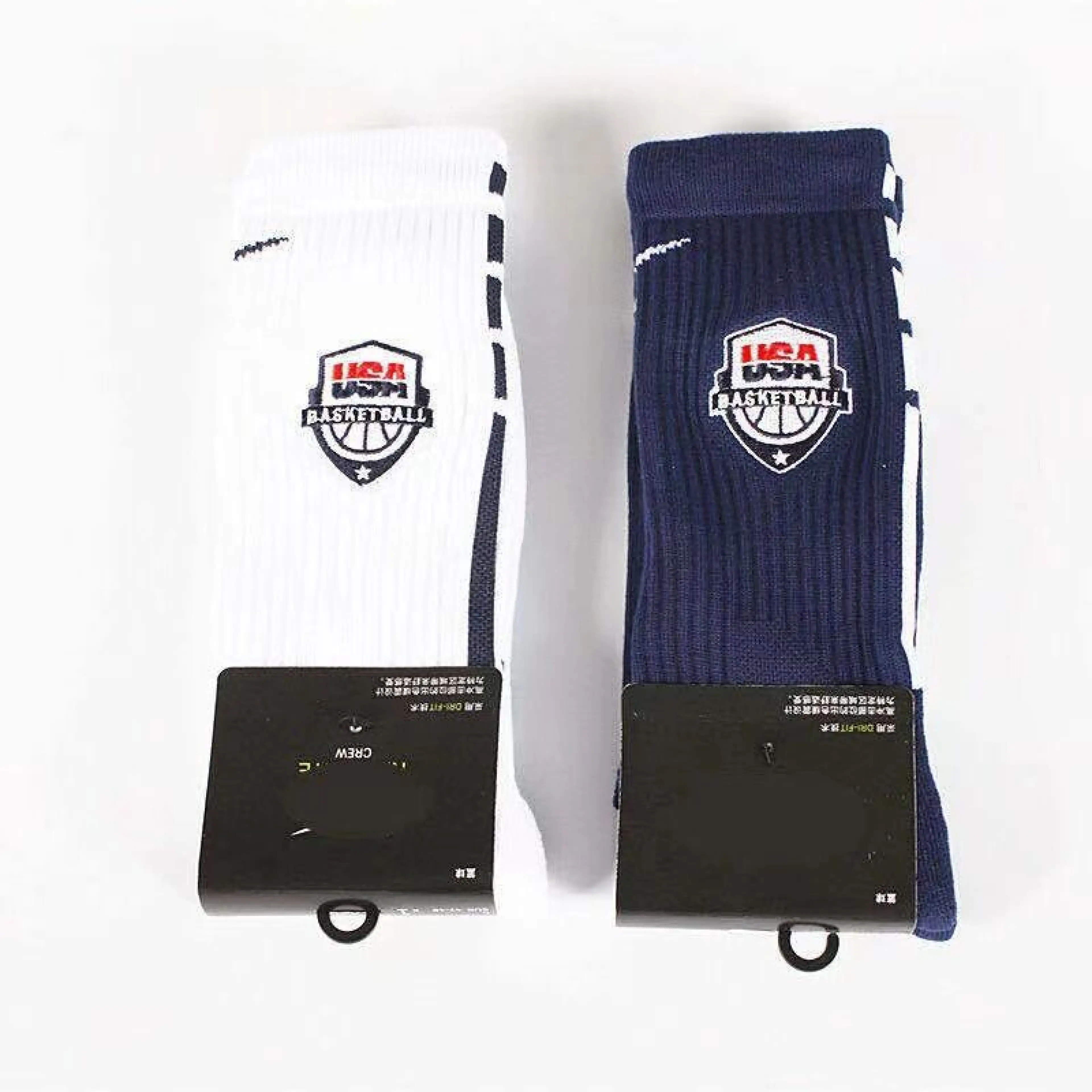 ถุงเท้าทีม USA Elite, พื้นหนานุ่มแบบผ้าขนหนู, ถุงเท้า NBA Elite สำหรับการแข่งขันจริง, ถุงเท้ากีฬาที่ดูดซับเหงื่อและทนทาน, รุ่น High Gang Menxian9601