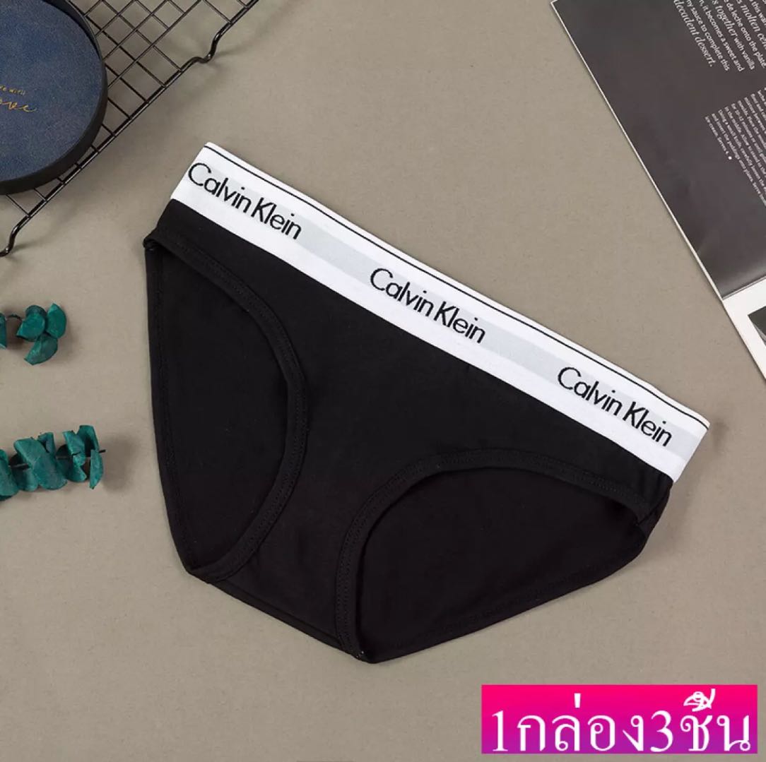 (ของแท้)กางเกงในผู้หญิง กางเกงชั้นใน CK Calvin Klein underwear ของแท้ 100(3 ตัว)NO.06
