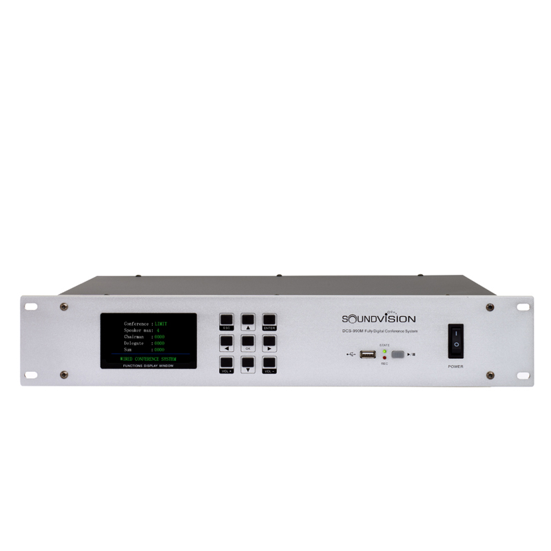 ส่งฟรีทั่วประเทศ SOUNDVISION DCS-990 MV | เครื่องควบคุมชุดไมค์ประชุมระบบดิจิตอล รองรับระบบการลงคะแนนโหวต(สินค้าใหม่แกะกล่อง รับประกันศูนย์ไทย) ราคา 42,800 บาท*ส่งฟรี