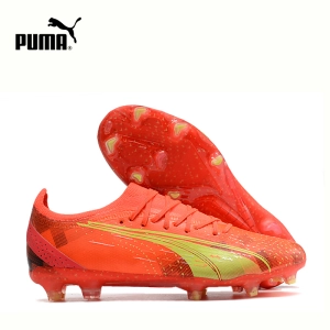 ภาพหน้าปกสินค้า【All Out Year-End Sale】Puma Men\'s And Women\'s Football Shoes Ultra Ultimate FG/red ที่เกี่ยวข้อง