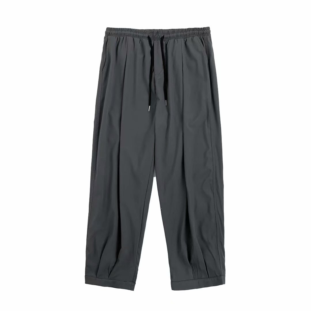 กางเกงผู้ชาย slack【kin18】กางเกงขายาว(น้ำแข็งไหม/เย็น)กางเกงสบายกางเกงขายาว[COD&สินค้าพร้อม]