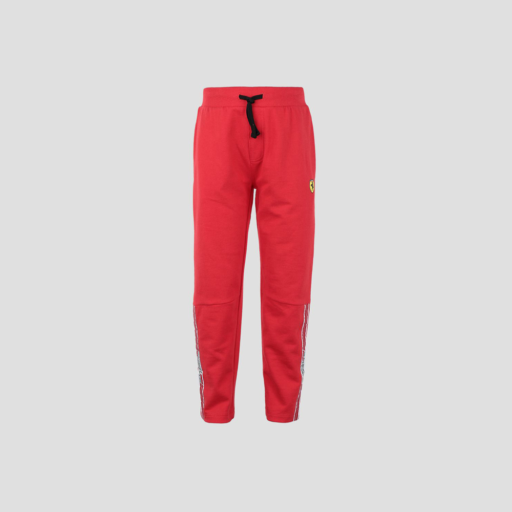 FERRARI เฟอร์รารี่ กางเกงขายาว รุ่น KID UNISEX ICON TAPE JOGGERS RED ราคา 4,990 บาท*ส่งฟรี