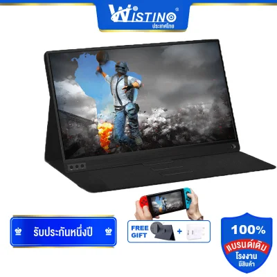 Wistino thin portable lcd hd monitor 15.6 usb type c hdmi for laptop,phone,xbox,switch and ps4 portable lcd gaming monitor (3)