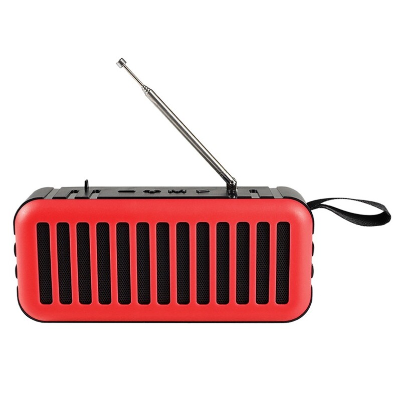 Solar Radio Portable Bluetooth Speaker Outdoor Flashlight Supports Card U