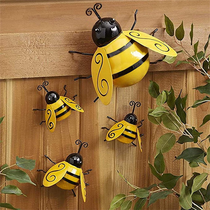 Giảm giá Bumble Bee Decorations, Garden Decorations Wall Art Bee ...