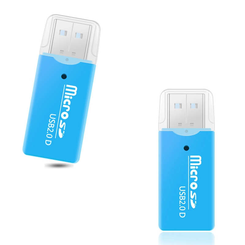 ซื้อหนึ่งแถมหนึ่ง แบบพกพา USB 2.0 Card Reader USB TF Micro SD OTG อะแดปเตอร์เครื่องอ่านการ์ดหน่วยความจำสำหรับ Samsung Macbook Huawei LeTV