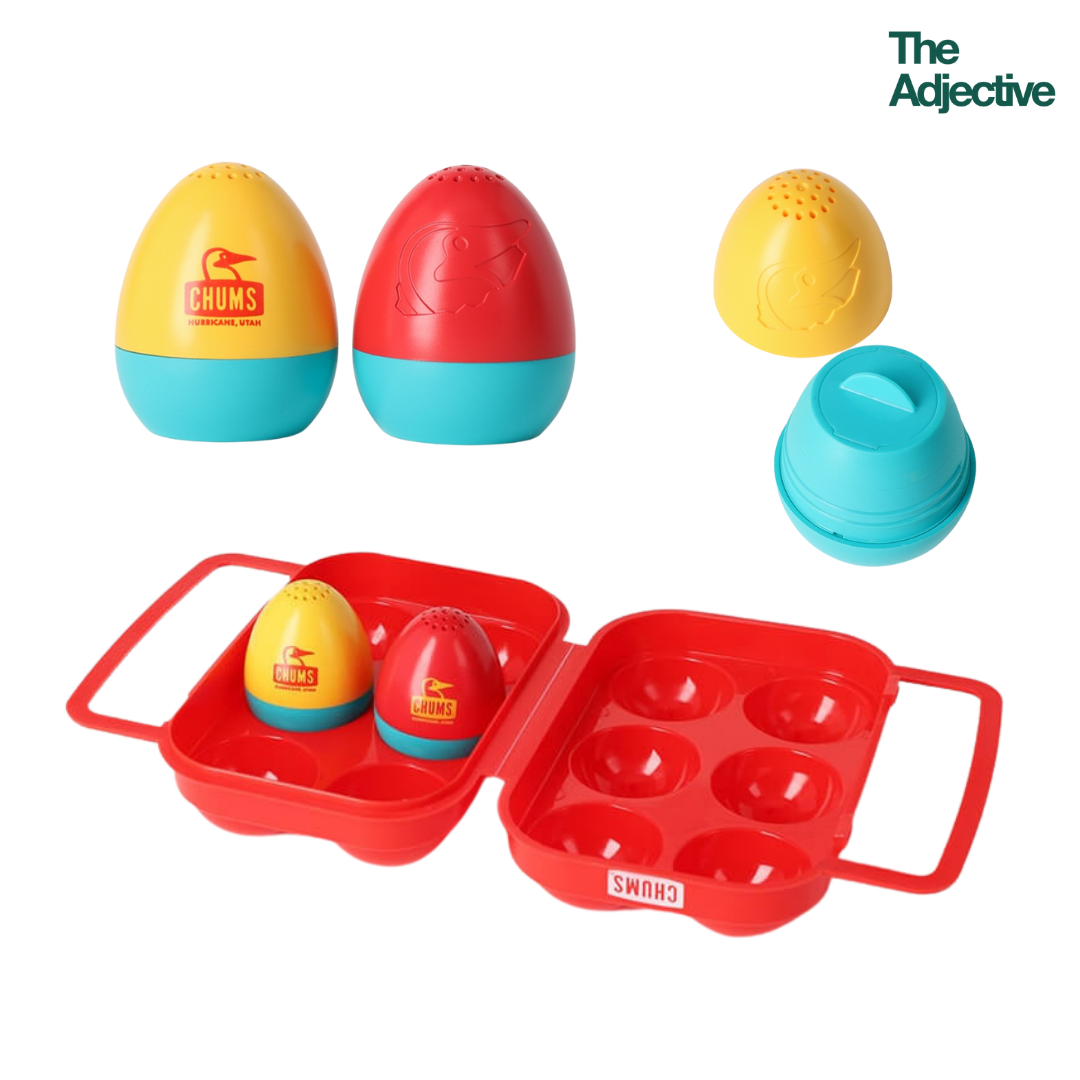CHUMS Booby Egg Salt & Pepper / ที่ใส่ไข่ไก่ เคสใส่ไข่ไก่ ที่ใส่เครื่องปรุง อุปกรณ์แคมป์ปิ้ง อุปกรณ์ครัว ชัมส์ ราคา 850 บาท*ส่งฟรี